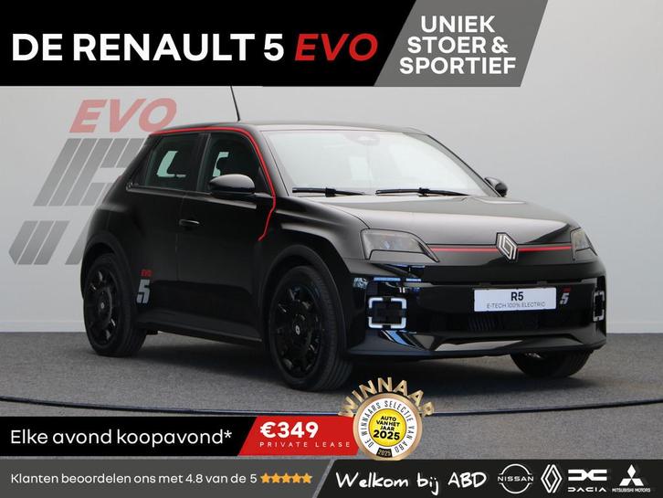 Renault 5 EVO Urban Range 120pk 40 kWh | Exclusief bij ABD |, Auto's, Renault, Bedrijf, Te koop, ABS, Airbags, Airconditioning