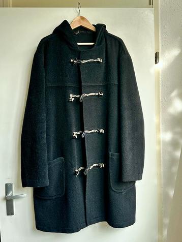 Vintage wollen houtje touwtje jas beschikbaar voor biedingen