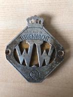 Badge Embleem Grille Oldtimer WW Wegenwacht ANWB 65x50 mm I, Auto diversen, Auto-accessoires, Ophalen of Verzenden, Gebruikt
