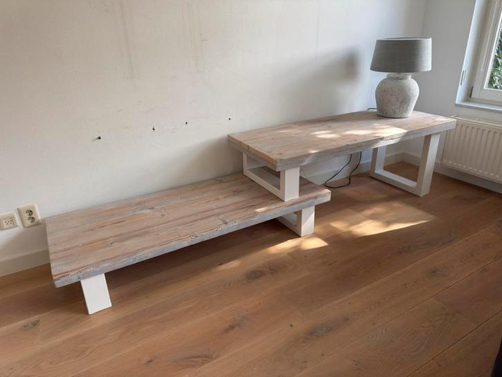 TV Meubel - Twee Delen, Huis en Inrichting, Kasten | Televisiemeubels, Gebruikt, Minder dan 100 cm, 150 tot 200 cm, 25 tot 50 cm