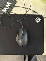 Logitech G502 Hero met steelseries muismat, Computers en Software, Muizen, Ophalen, Zo goed als nieuw