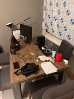 Dining table with 4 chairs, Huis en Inrichting, Tafels | Eettafels, Ophalen, Gebruikt, Rechthoekig, 50 tot 100 cm