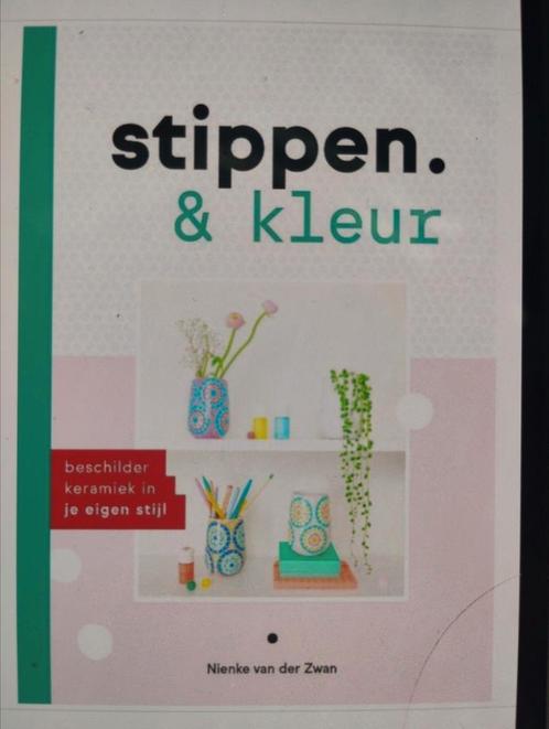 Nienke van der Zwan - Stippen en kleur, Boeken, Hobby en Vrije tijd, Zo goed als nieuw, Ophalen of Verzenden