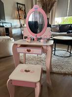 Kaptafel meisjes, Kinderen en Baby's, Kinderkamer | Tafels en Stoelen, Ophalen, Gebruikt, Tafel(s) en Stoel(en)