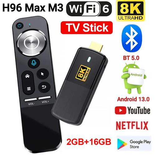 H96 max m3 media speler 8k, Audio, Tv en Foto, Mediaspelers, Nieuw, USB 2.0, Ophalen of Verzenden