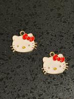 Emaille bedels hello kitty rood, 4 bedels of meer, Ophalen of Verzenden