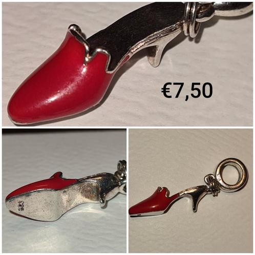 Bedel zilver met hak schoen * NU MET 15% KORTING *, Sieraden, Tassen en Uiterlijk, Bedels, Zo goed als nieuw, Pandora, Zilver