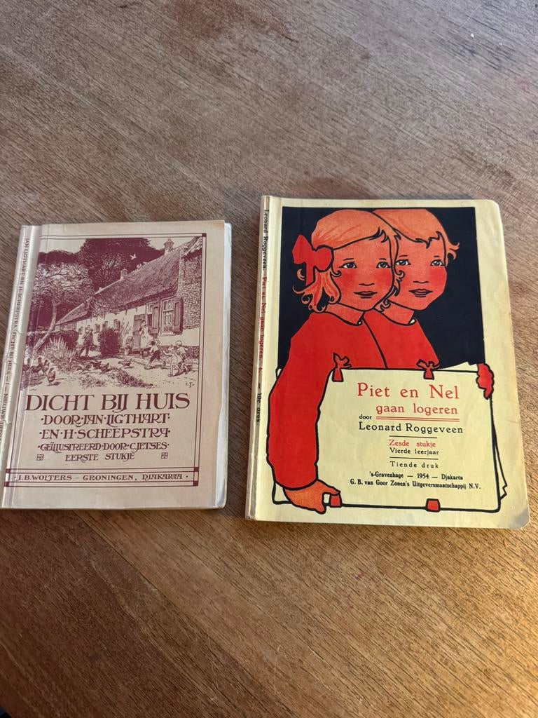 Schoolboekjes vintage, Ophalen of Verzenden