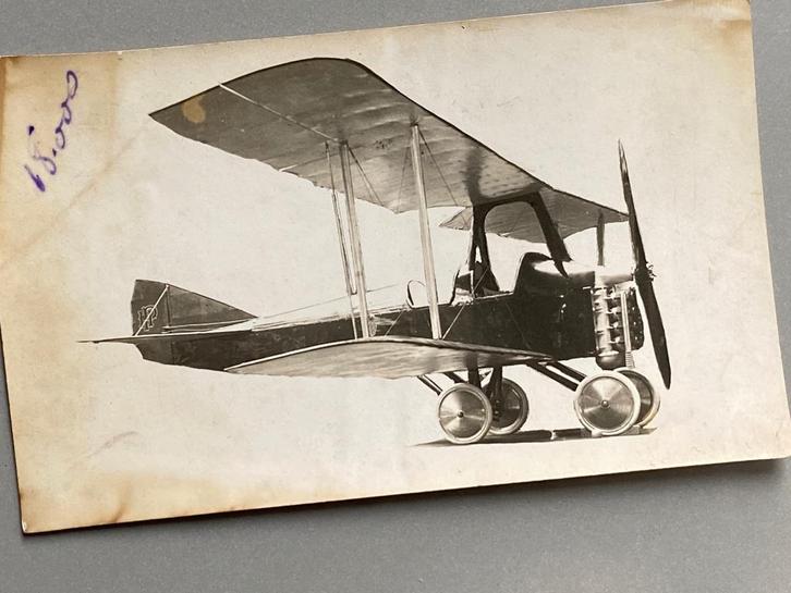 Fotokaart trainingsvliegtuig Potez VIII 1920 (Frans), Verzamelen, Luchtvaart en Vliegtuigspotten, Gebruikt, Kaart, Foto of Prent