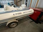 Williams Tender, Watersport en Boten, Rubberboten, Zo goed als nieuw, Benzine, Overige materialen, Ophalen