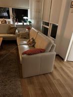 Prominent banken (wit leder), Ophalen, Gebruikt, 150 tot 200 cm, Tweepersoons