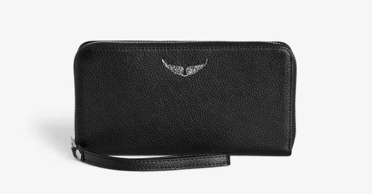 ICONIC Zadig &Voltaire Compagnon Wallet Black Leather Wallet, Sieraden, Tassen en Uiterlijk, Tassen | Damestassen, Zo goed als nieuw