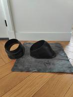 Verstelbare 1 pans loodpan 25/45 graden, Doe-het-zelf en Verbouw, Dakpannen en Dakbedekking, Ophalen, Steen of Klei, Zwart, Minder dan 5 m²