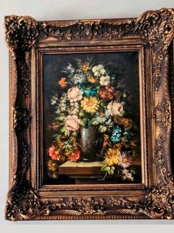 J.C. J DE VOS KUNSTSCHILDER 60x50buiten en doekmaat 40x30cm  beschikbaar voor biedingen
