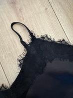 Mooi glanzend hemd maat S, Kleding | Dames, Zwart, Ophalen of Verzenden, Zo goed als nieuw, Maat 36 (S)