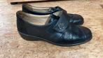 Zwarte solidus comfort klittenband schoenen maat 9/43 F, Kleding | Dames, Solidus, Ophalen of Verzenden, Zo goed als nieuw, Instappers