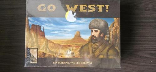 Go West - Bordspel, Hobby en Vrije tijd, Gezelschapsspellen | Bordspellen, Nieuw, Een of twee spelers, Drie of vier spelers, Ophalen of Verzenden