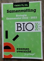 Samenvatting Examenstof Biologie VMBO TL&GL, Ophalen of Verzenden, Nederlands, Overige niveaus, ExamenOverzicht