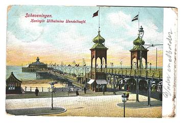 900996	Scheveningen	pier	Begin vorige eeuw	Gelopen met post beschikbaar voor biedingen
