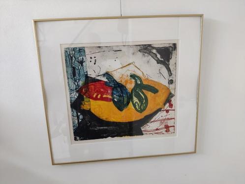 Gesigneerde Zeefdruk van Lukie de Bree ( Poisson Rouge ), Antiek en Kunst, Kunst | Litho's en Zeefdrukken, Ophalen