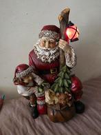 Kerstdecoratie kerstman met lampje, Diversen, Kerst, Ophalen of Verzenden, Gebruikt