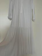 Zara witte plisse jurk nieuw, Nieuw, Ophalen of Verzenden, Wit
