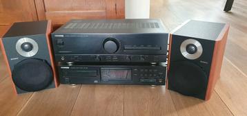 Kenwood KA-1030 versterker, CD speler & Sony speakers beschikbaar voor biedingen
