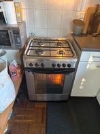 Indesit Gasfornuis met Elektrische Oven - 4 Pits, Witgoed en Apparatuur, Fornuizen, Gebruikt, Grill, Gas, 85 tot 90 cm