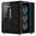 Corsair Crystal 680X RGB Zwart Midi Tower, Computers en Software, Computerbehuizingen, Ophalen, Gebruikt