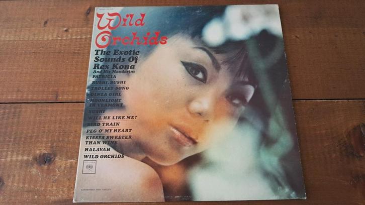 lp album promo Rex Kona And His Mandarins - Wild Orchids, Cd's en Dvd's, Vinyl | Overige Vinyl, Gebruikt, 12 inch, Ophalen of Verzenden
