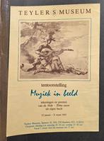 Poster Teylers Museum Haarlem Muziek in Beeld, Ophalen of Verzenden, Zo goed als nieuw, A1 t/m A3, Overige onderwerpen