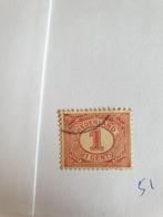 2907 nederland nvph 51 1 cent, Postzegels en Munten, Postzegels | Nederland, Verzenden