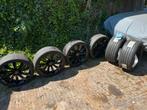 Tesla Velgen 21 inch met banden + 2 nieuwe banden, Ophalen of Verzenden, Gebruikt