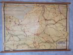 Vintage Schoolkaart Gelderland – R. Bos (ca. 1940-1950), Ori, Antiek en Kunst, Ophalen, Aardrijkskunde