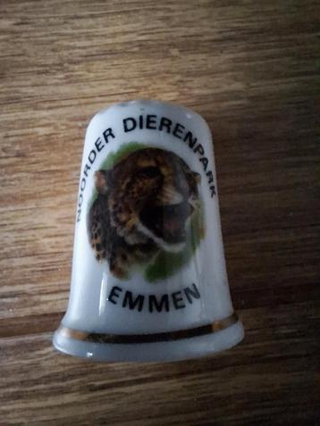 Noorderdierenpark Emmen Vingerhoedje porselein. beschikbaar voor biedingen