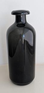 Ikea Atgang Vaas Zwart - 26cm, Gebruikt, Zwart, Ophalen of Verzenden, Glas