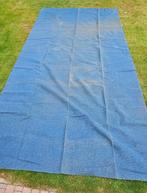 Blauw tenttapijt, Ophalen, Gebruikt