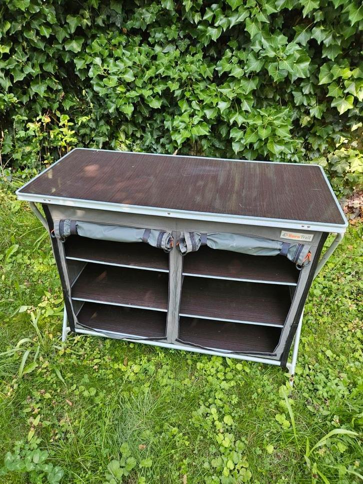 Stoffen opberkast, Caravans en Kamperen, Kampeermeubelen, Gebruikt, Campingkast, Ophalen of Verzenden