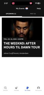 Theweeknd tickets 16 juli RUILEN., Tickets en Kaartjes, Juli