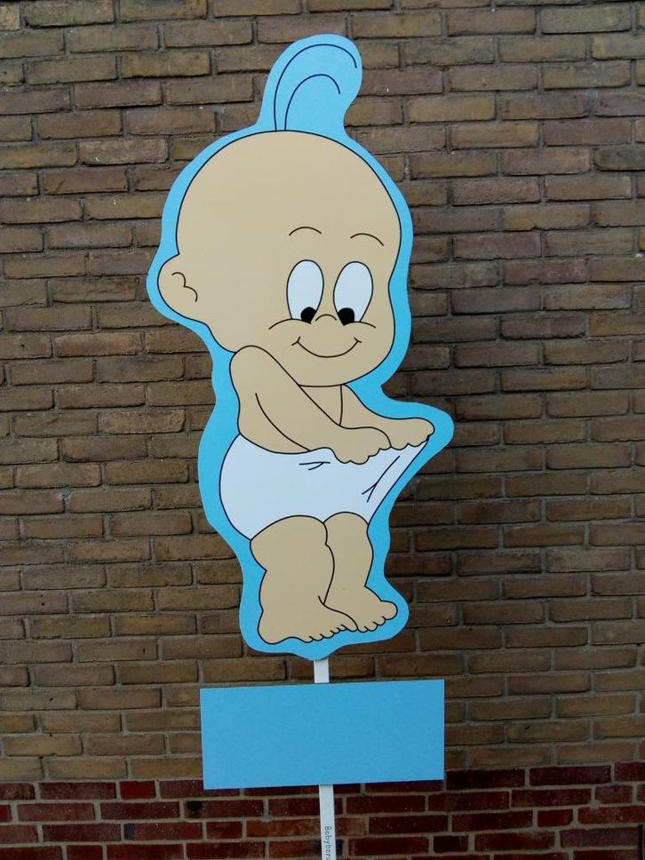 babybordverhuur westervoort. jongetje luier, geboorteborden, Kinderen en Baby's, Kraamcadeaus en Geboorteborden, Nieuw, Geboortebord
