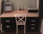 Bureau vintage met handgemaakt blad, Ophalen, Gebruikt, Bureau