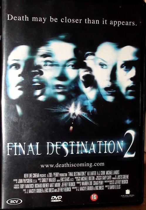 dvd final destination 2, Cd's en Dvd's, Dvd's | Horror, Slasher, Vanaf 16 jaar, Ophalen of Verzenden