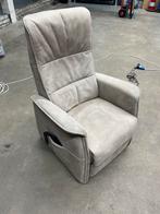 Mooie relaxfauteuil met opstahulp en accu, Ophalen, Gebruikt, 75 tot 100 cm, Stof