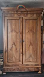 Italiaanse houten linnenkast, Ophalen, Gebruikt, 50 tot 75 cm, 200 cm of meer