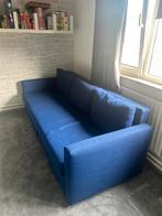 Slaapbank Ikea Friheten 3-zits, Ophalen, Zo goed als nieuw, Tweepersoons, Blauw