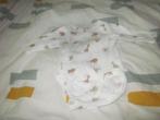 Nieuw wit/oker/zand prematuur rompertje wilde dieren H&M 44, Kinderen en Baby's, Babykleding | Prematuur, Nacht- of Onderkleding
