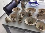 Heel veel Huizer Bont ,Potterie de Driehoek uit Huizen, Antiek en Kunst, Antiek | Keramiek en Aardewerk, Verzenden
