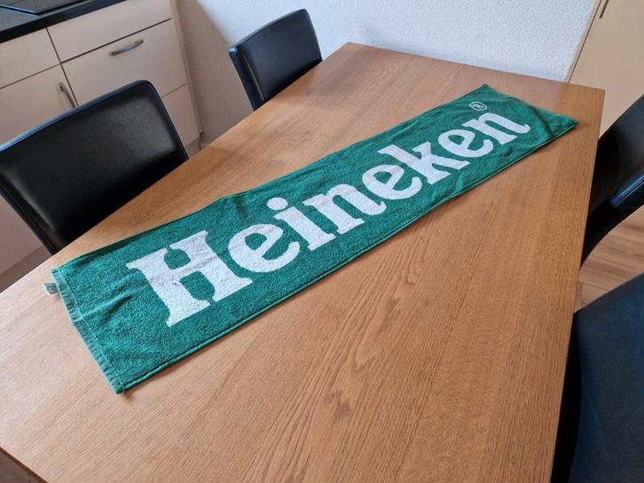 Grote Heineken Bar doek, Verzamelen, Biermerken, Heineken, Ophalen