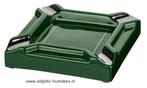 CASETI MERK SIGAAR ASBAK 20 CM GROEN KERAMIEK         sab10, Verzenden, Nieuw, Asbak