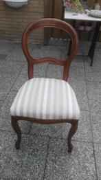 4 klassieke huiskamerstoelen als nieuw, Hout, Bruin, Ophalen of Verzenden, Vier